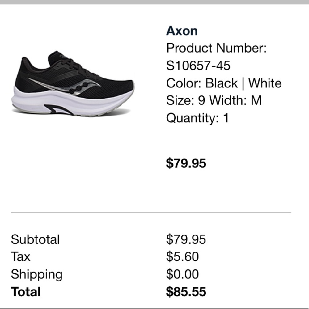 Saucony running shoes
